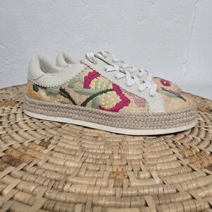 Dolce Vita Azalia Embroidered Espadrille Sneakers